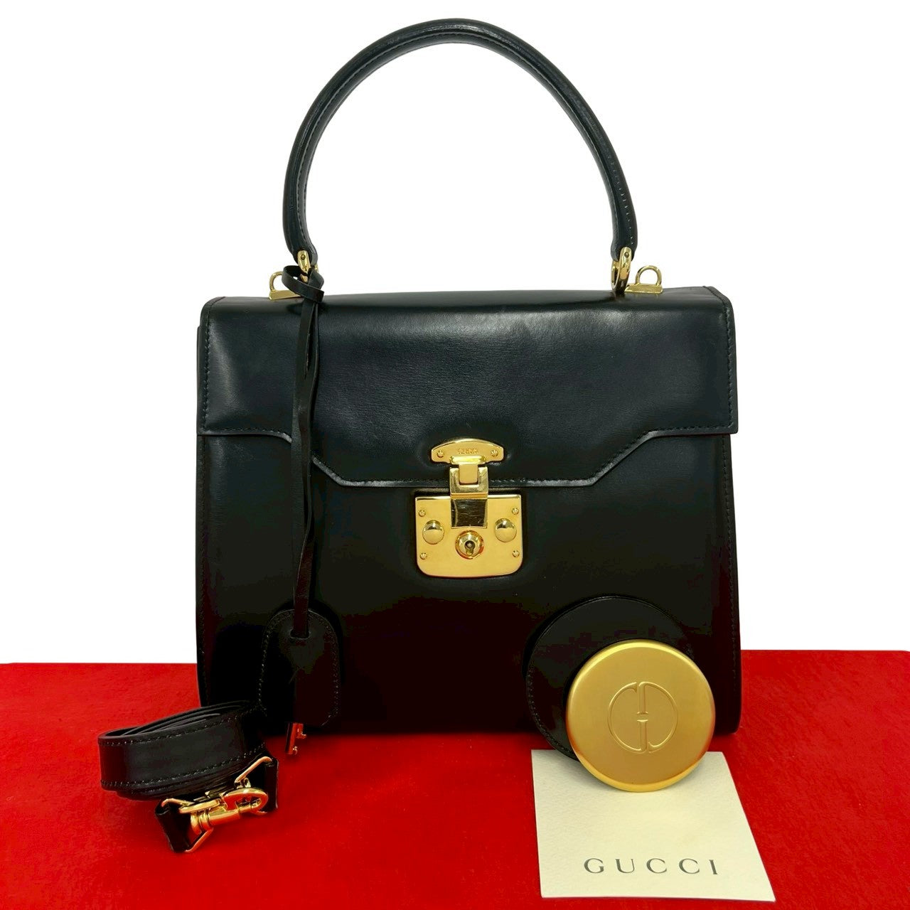 GUCCI グッチ (Vintage) レディロック ショルダーバッグ