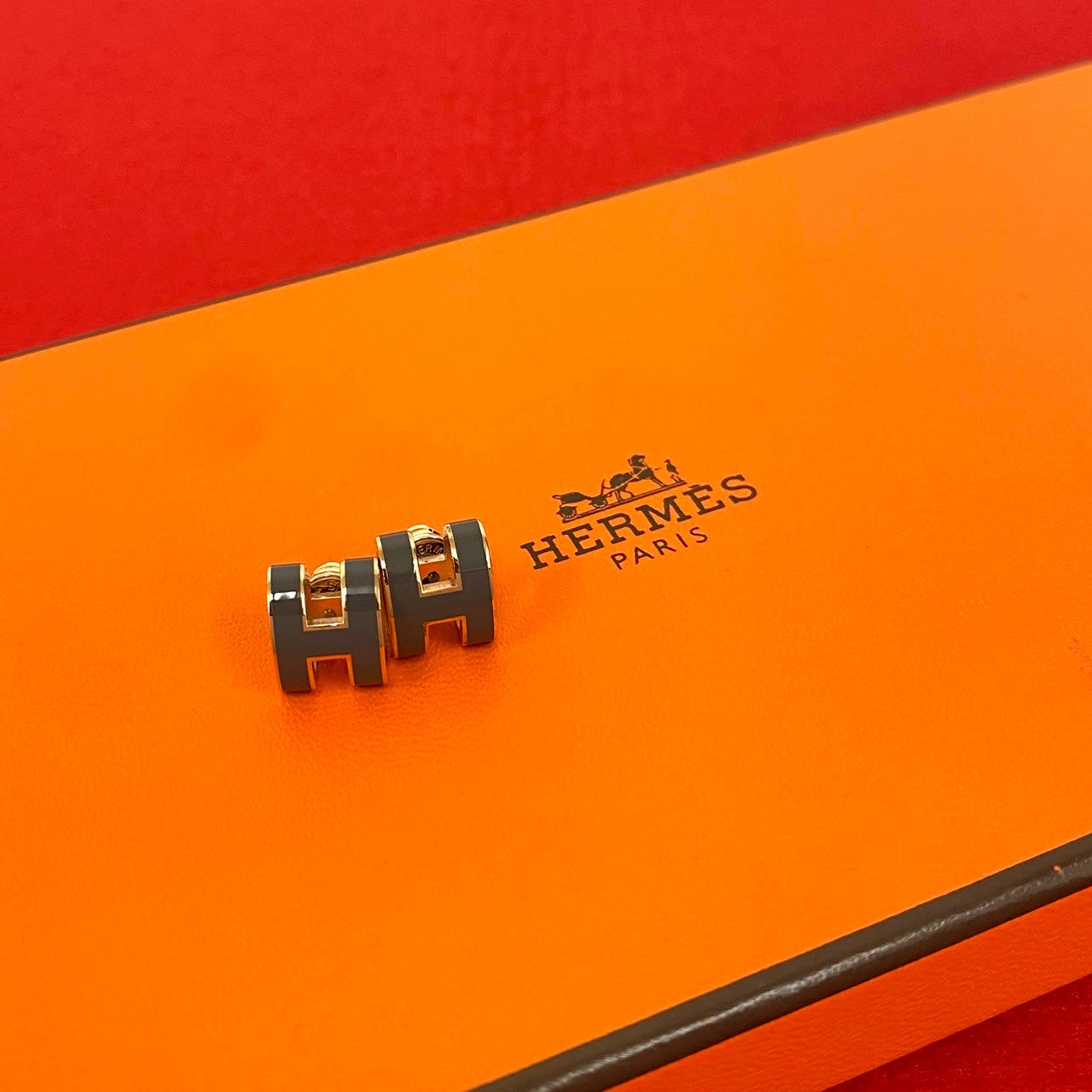 HERMES エルメス ポップアッシュ ピアス