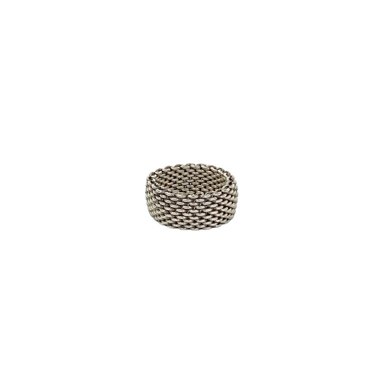 TIFFANY&Co. ティファニー サマセット メッシュ リング 指輪 4
