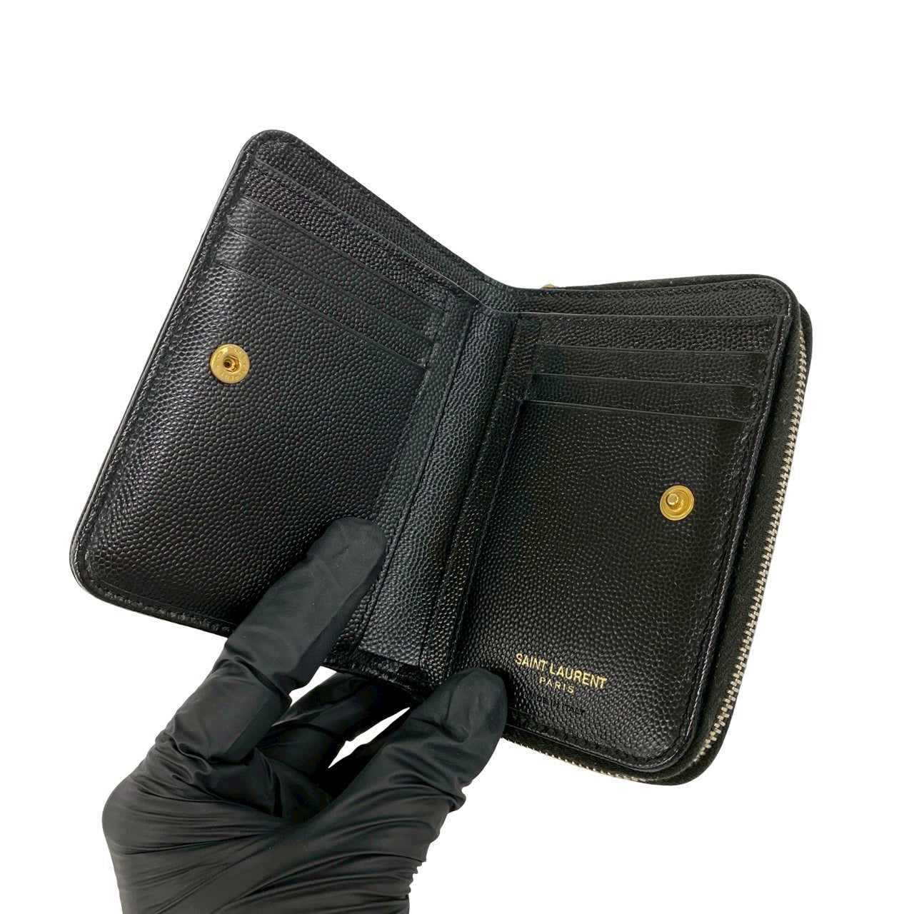 YVES SAINT LAURENT イヴ・サンローラン 二つ折り財布 7