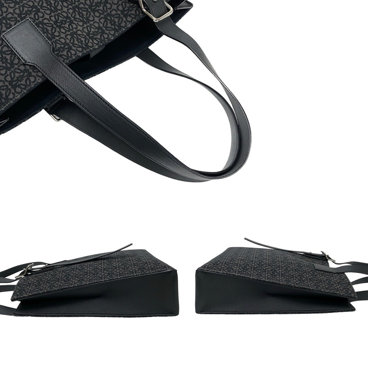 LOEWE バックル ホリゾンタル トート 5