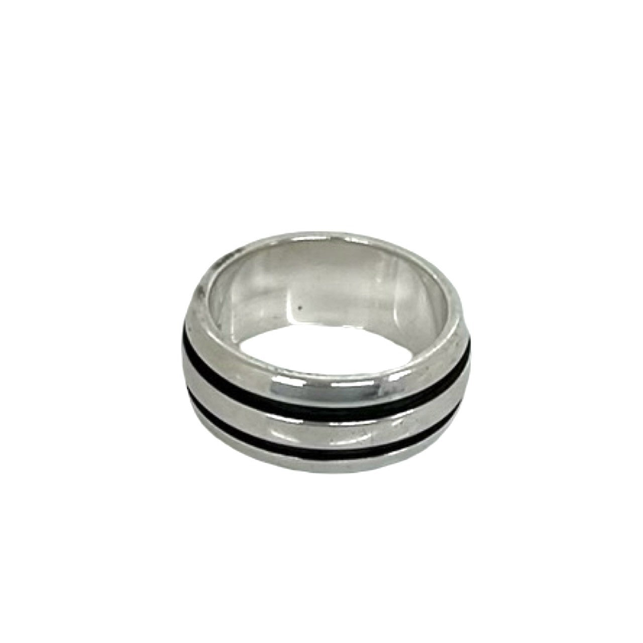 TIFFANY&Co. ティファニー (Vintage) グルーブド ダブルライン リング 指輪 5