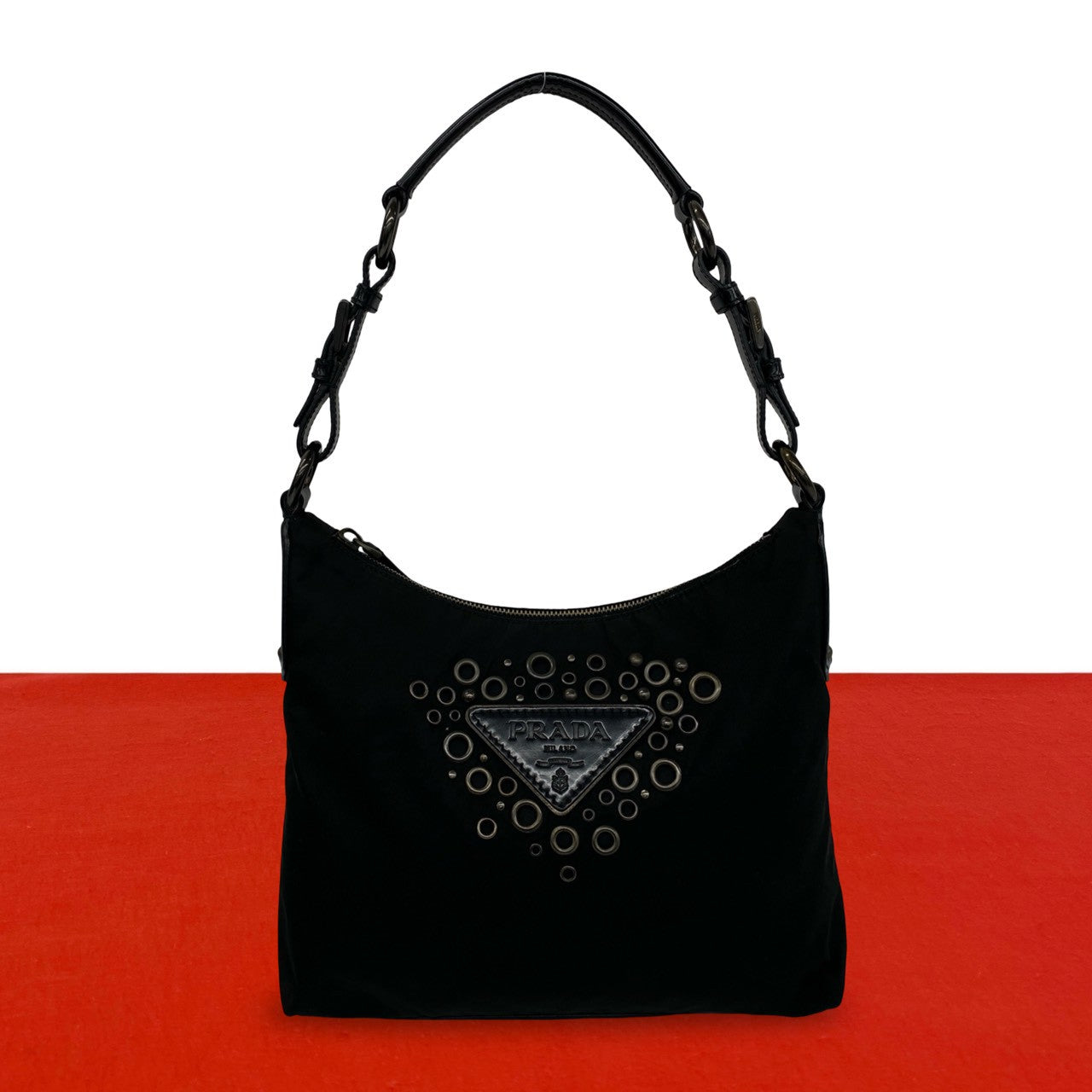 PRADA プラダ 三角ロゴ 金具 ショルダーバッグ