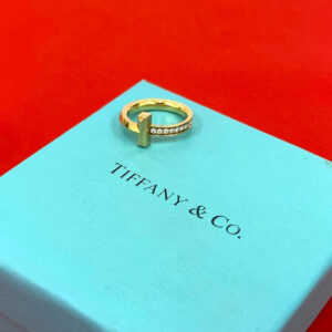 TIFFANY&Co. ティファニー Tワン リング 750