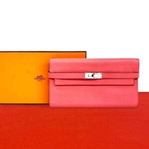 HERMES エルメス ケリーウォレット ロング 長財布 シェブルミゾル