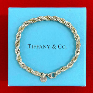 TIFFANY&Co. ティファニー (Vintage) ツイストロープ ブレスレット K18 750 YG