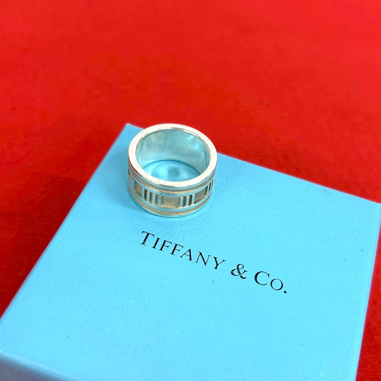 TIFFANY&Co. ティファニー (Vintage) アトラス ワイド リング 指輪