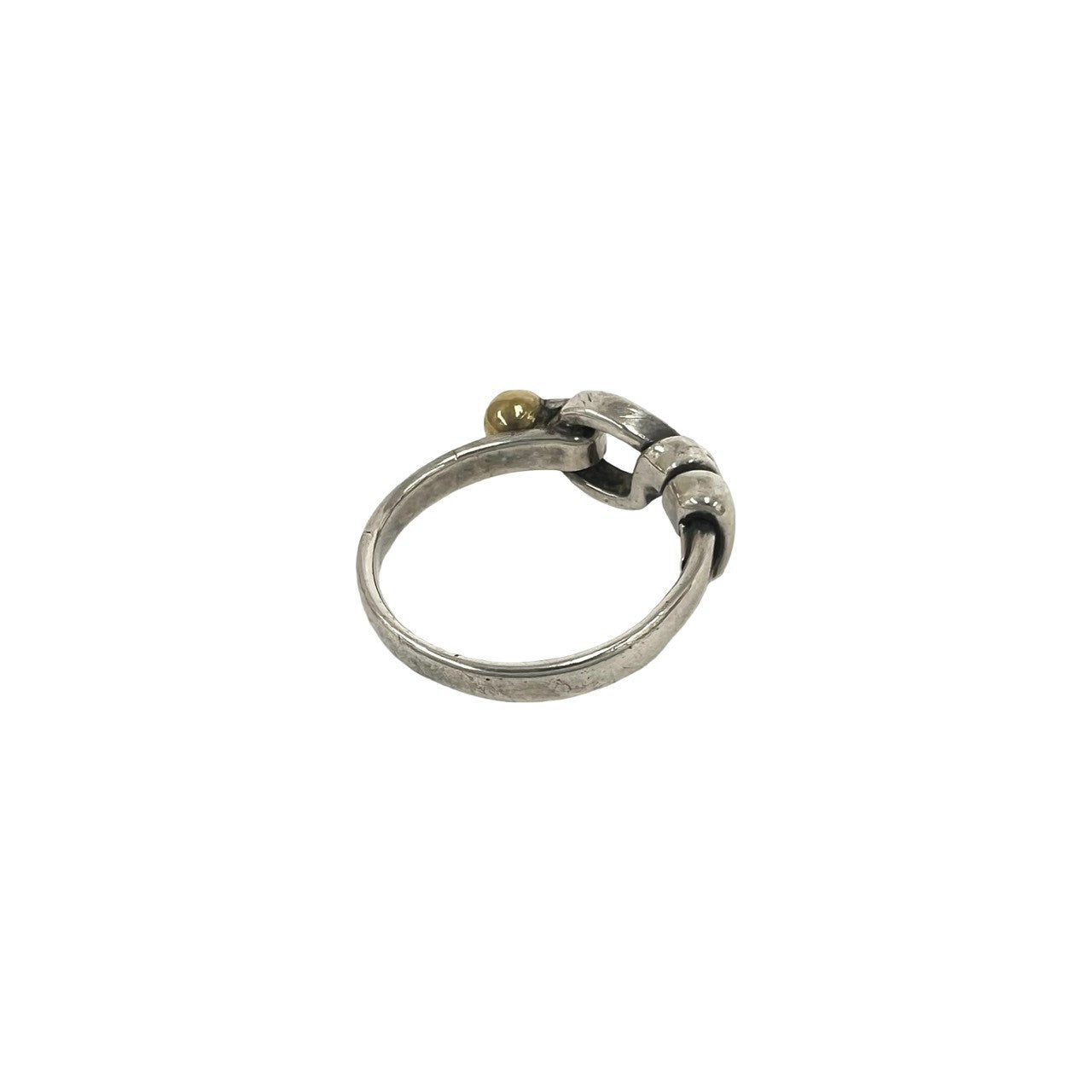 TIFFANY&Co. ティファニー (Vintage) フック&アイ リング 指輪 8号 925 K18 750YG 6