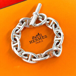 HERMES エルメス (Vintage) シェーヌダンクル TGM 12コマ ブレスレット