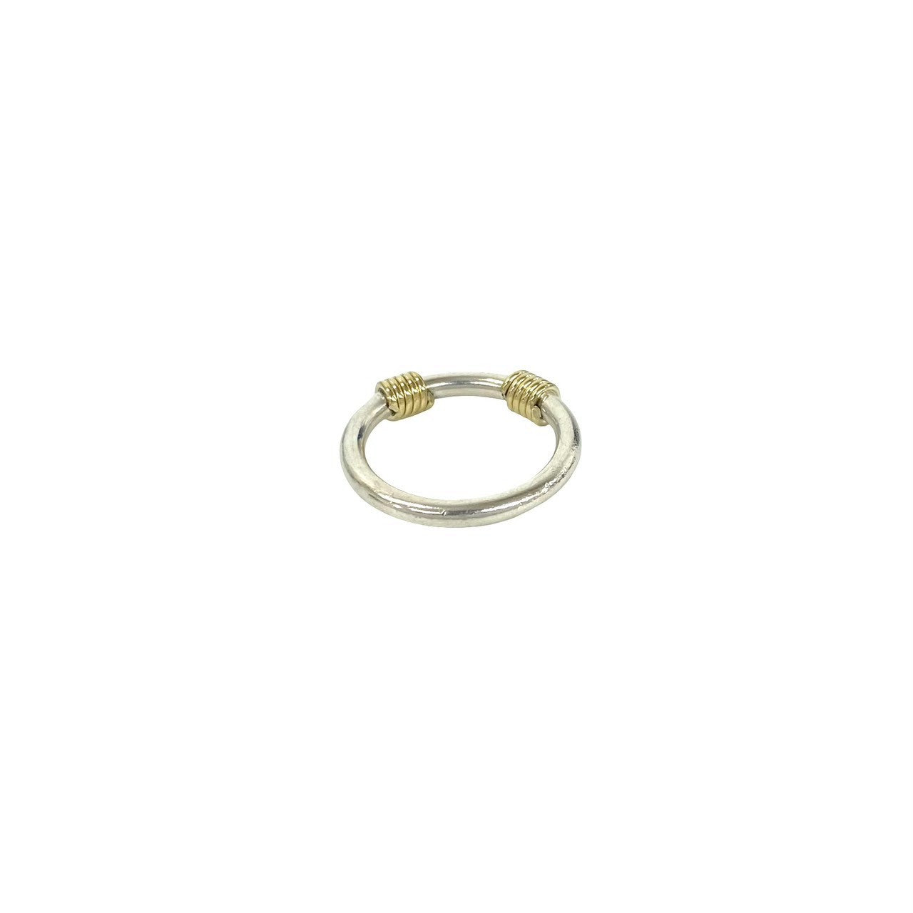 TIFFANY&Co. ティファニー (Vintage) バンドウィズ 2 ワイヤー リング 指輪 925 K18 750 YG 6