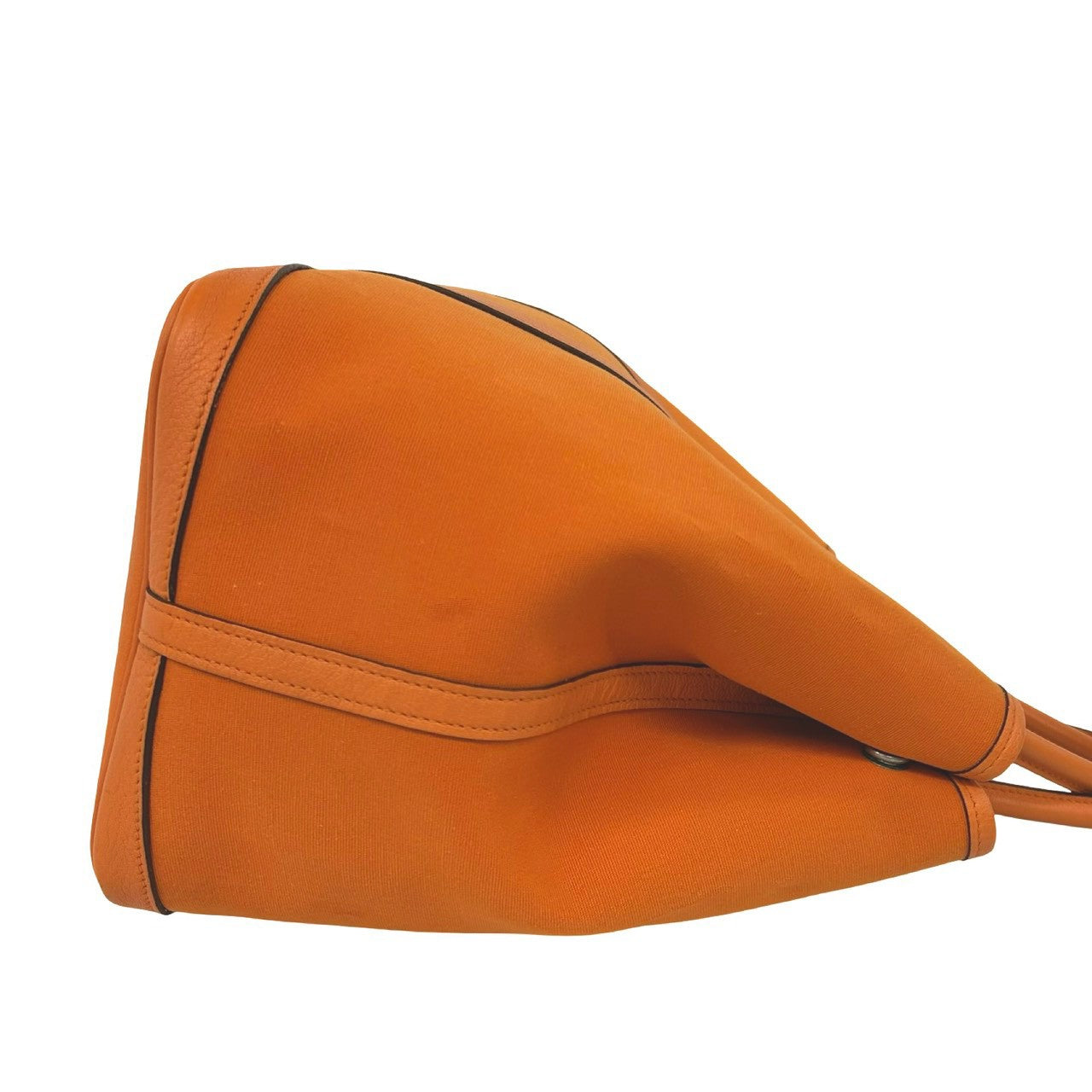 HERMES エルメス ガーデンパーティー MM ハンドバッグ トワルオフィシエ ブッフル 6