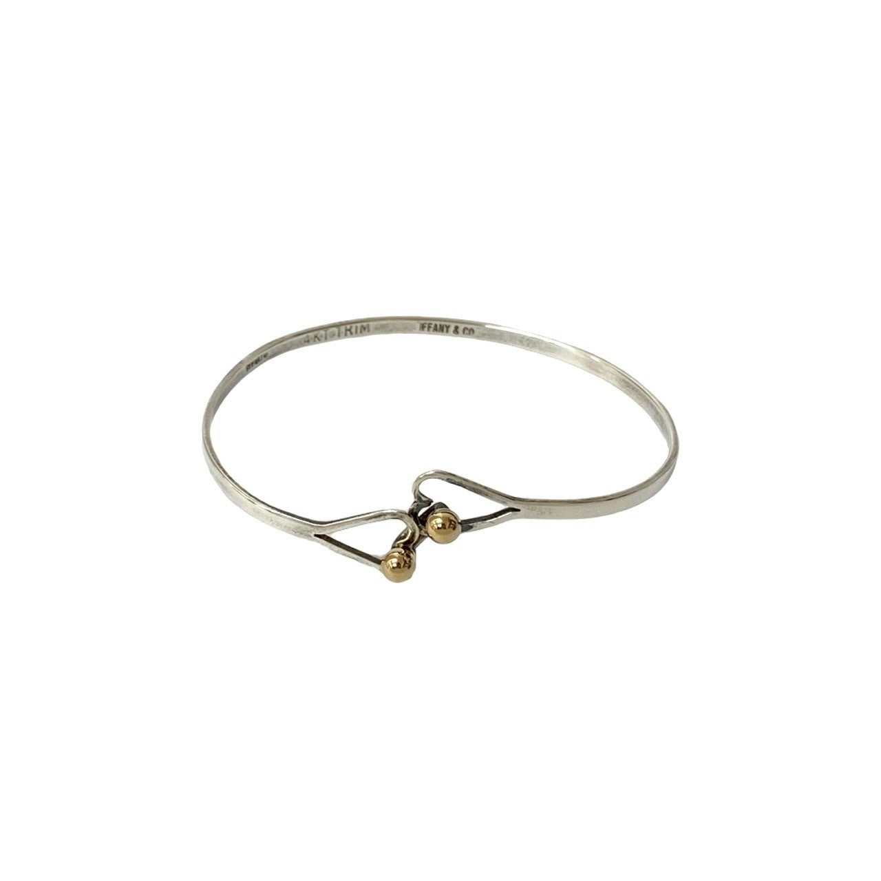 TIFFANY&Co. フック&アイ ダブルハート バングル 5