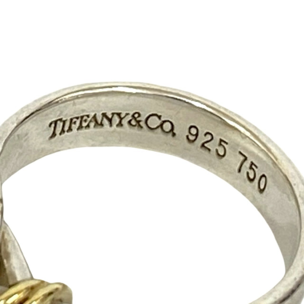 TIFFANY&Co. ティファニー フック&アイ 925 K18 リング 指輪 3