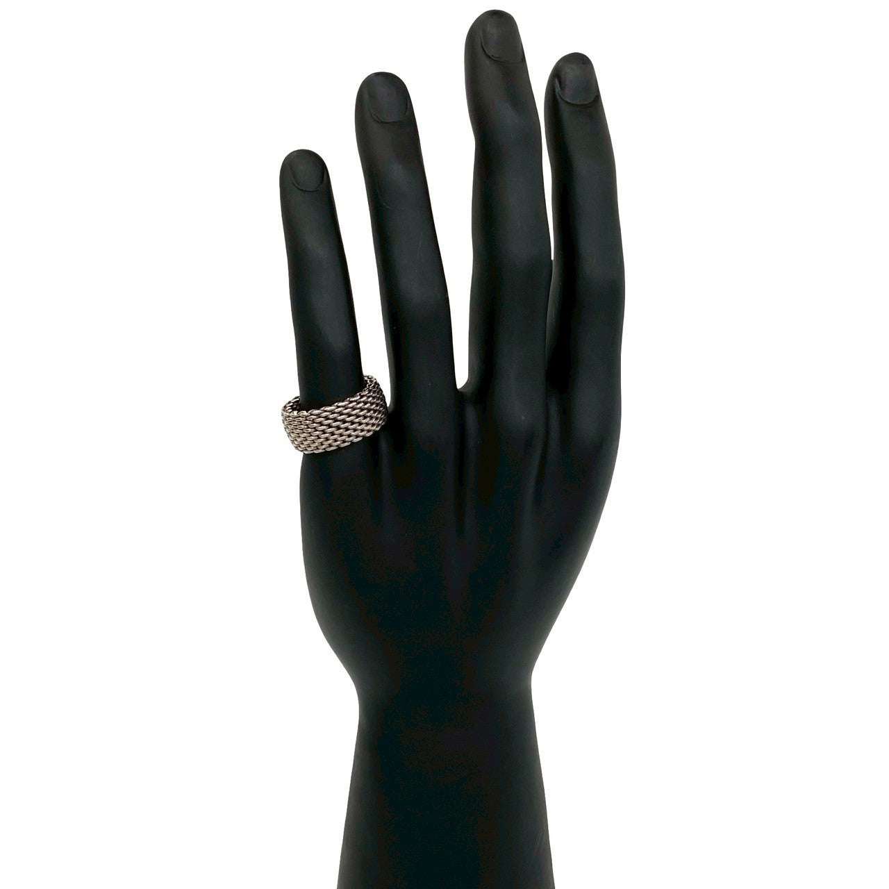 TIFFANY&Co. ティファニー サマセット メッシュ リング 指輪 2