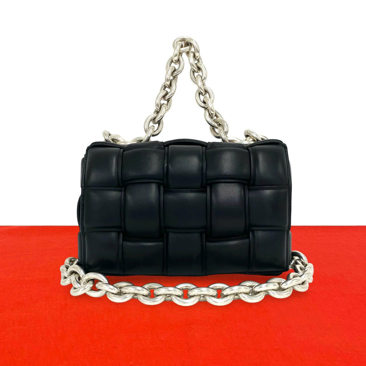 BOTTEGA VENETA ボッテガヴェネタ パデットカセット チェーン ショルダーバッグ