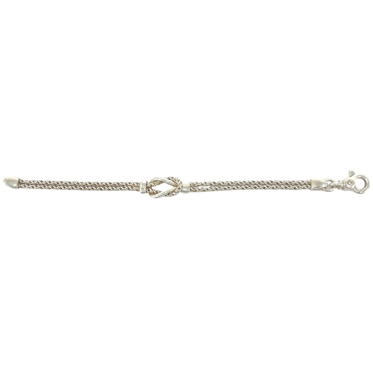 TIFFANY&Co. ティファニー (Vintage) ダブルロープ センターノット ブレスレット 5