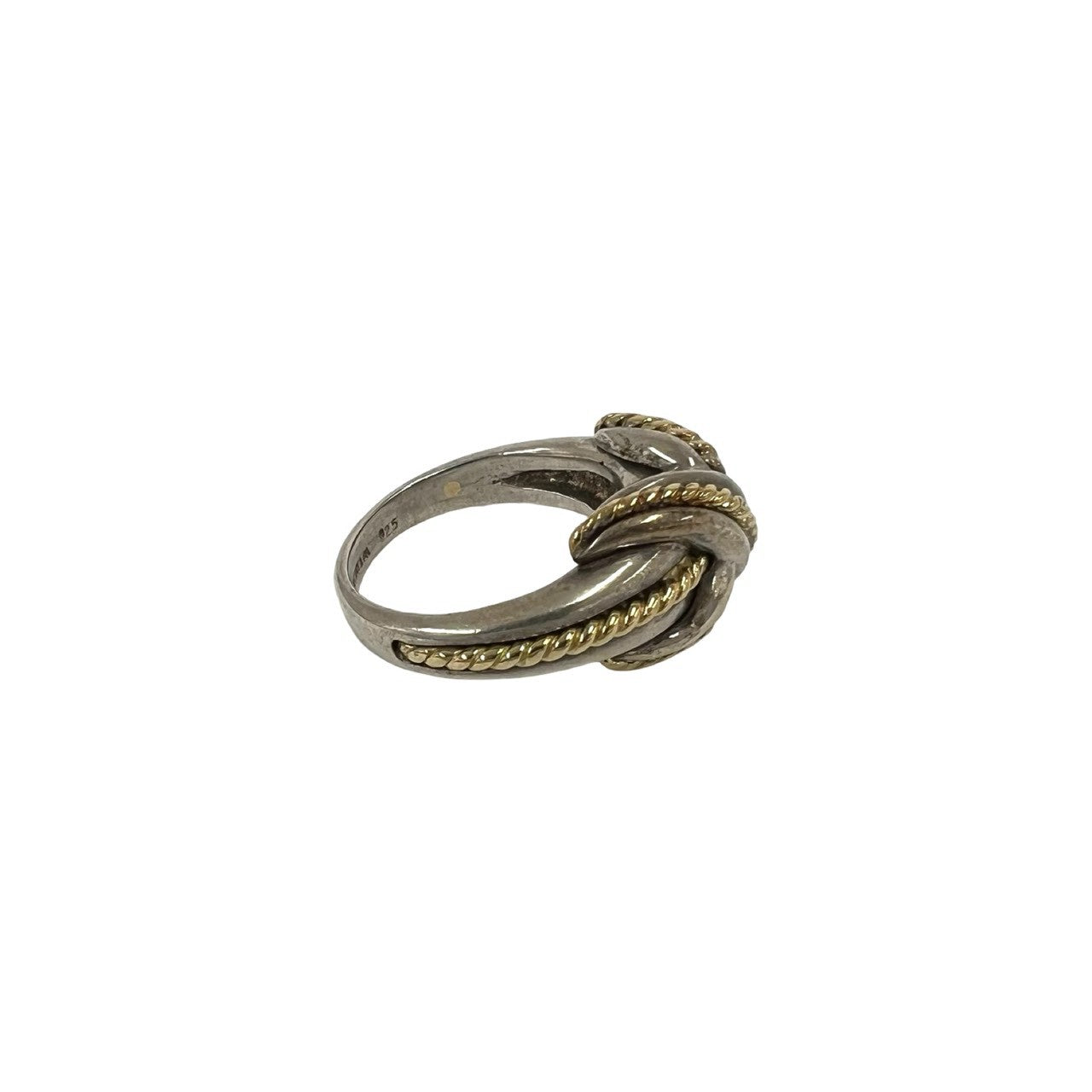 TIFFANY&Co. ティファニー (Vintage) シグネチャー クロス リング 指輪 8号 925 K18 750YG 5