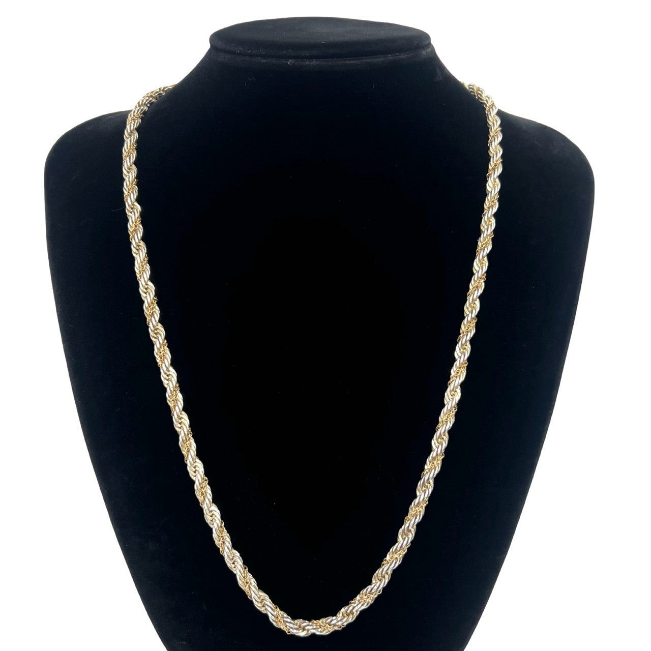 TIFFANY&Co. ティファニー (Vintage) ツイストロープ ネックレス 925 K14 585YG 2