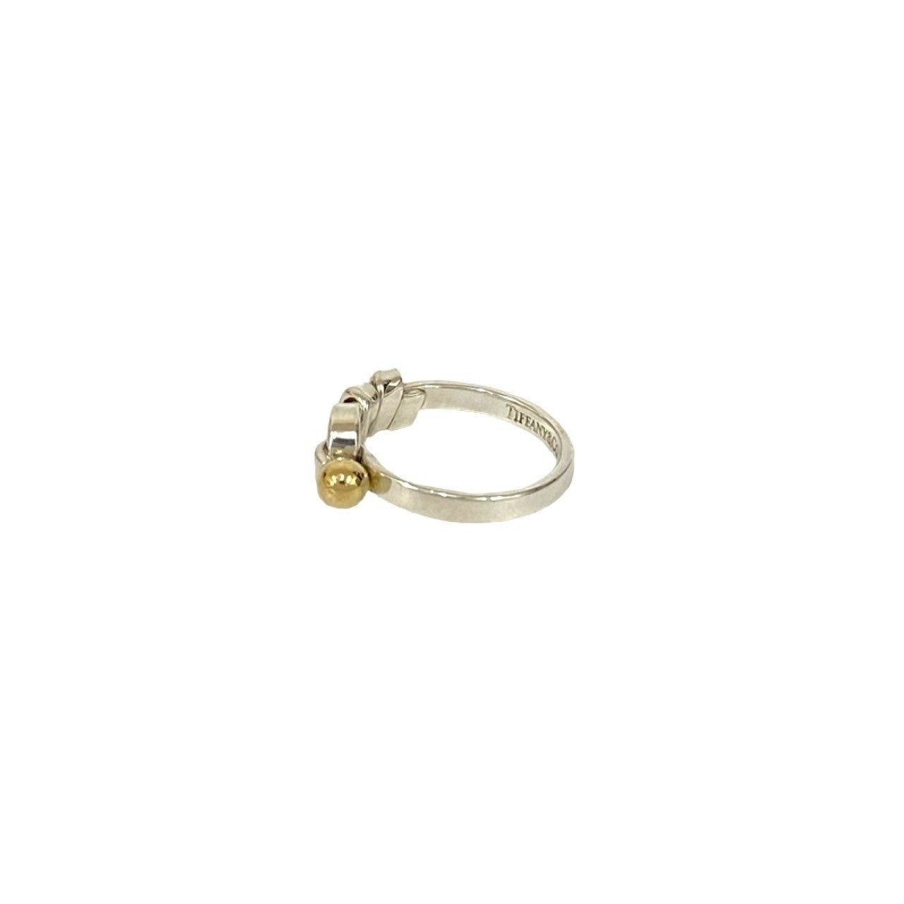 TIFFANY&Co. ティファニー フラットワイヤー 925 K18 リング 指輪 4