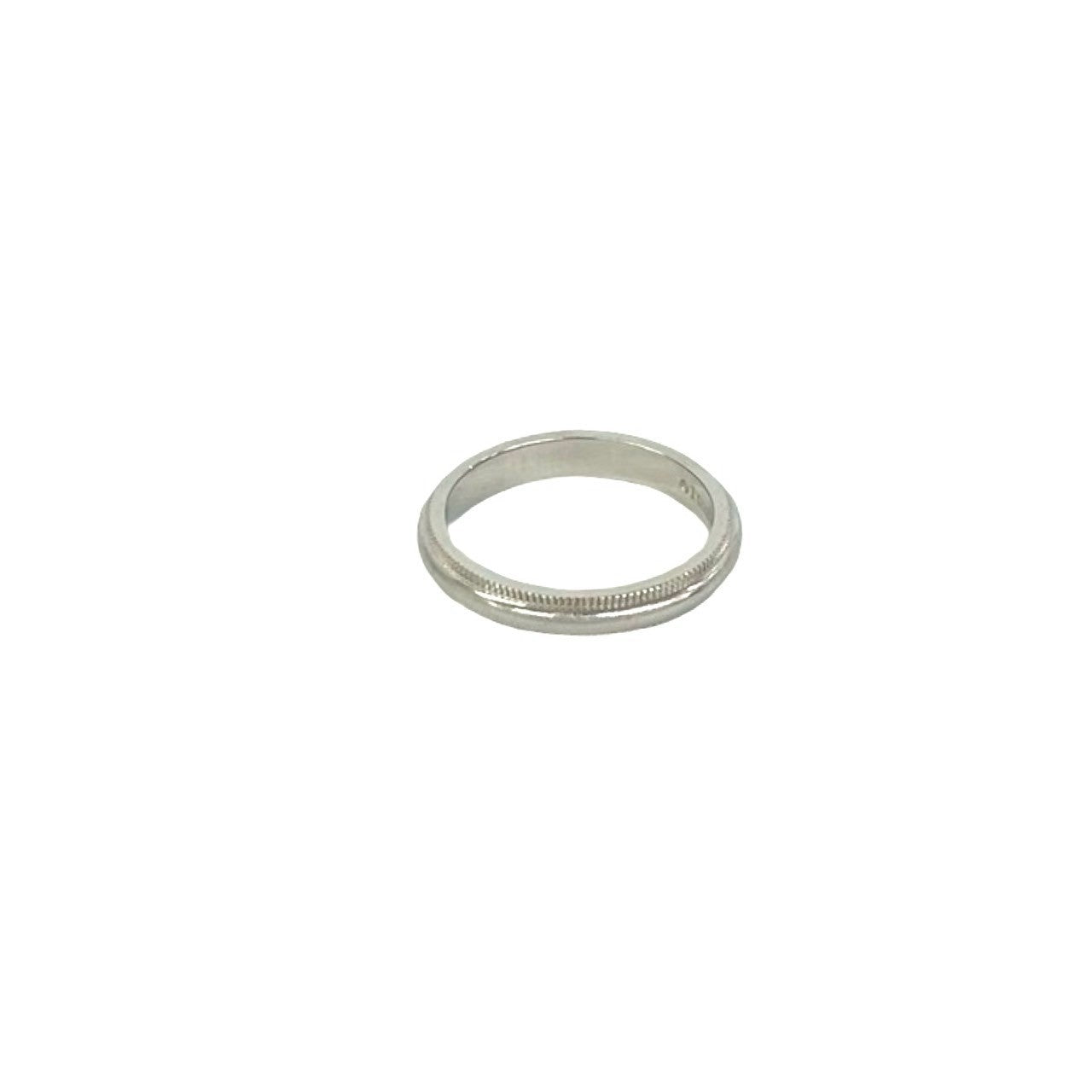 TIFFANY&Co. ティファニー ミルグレイン リング 指輪 Pt950 5