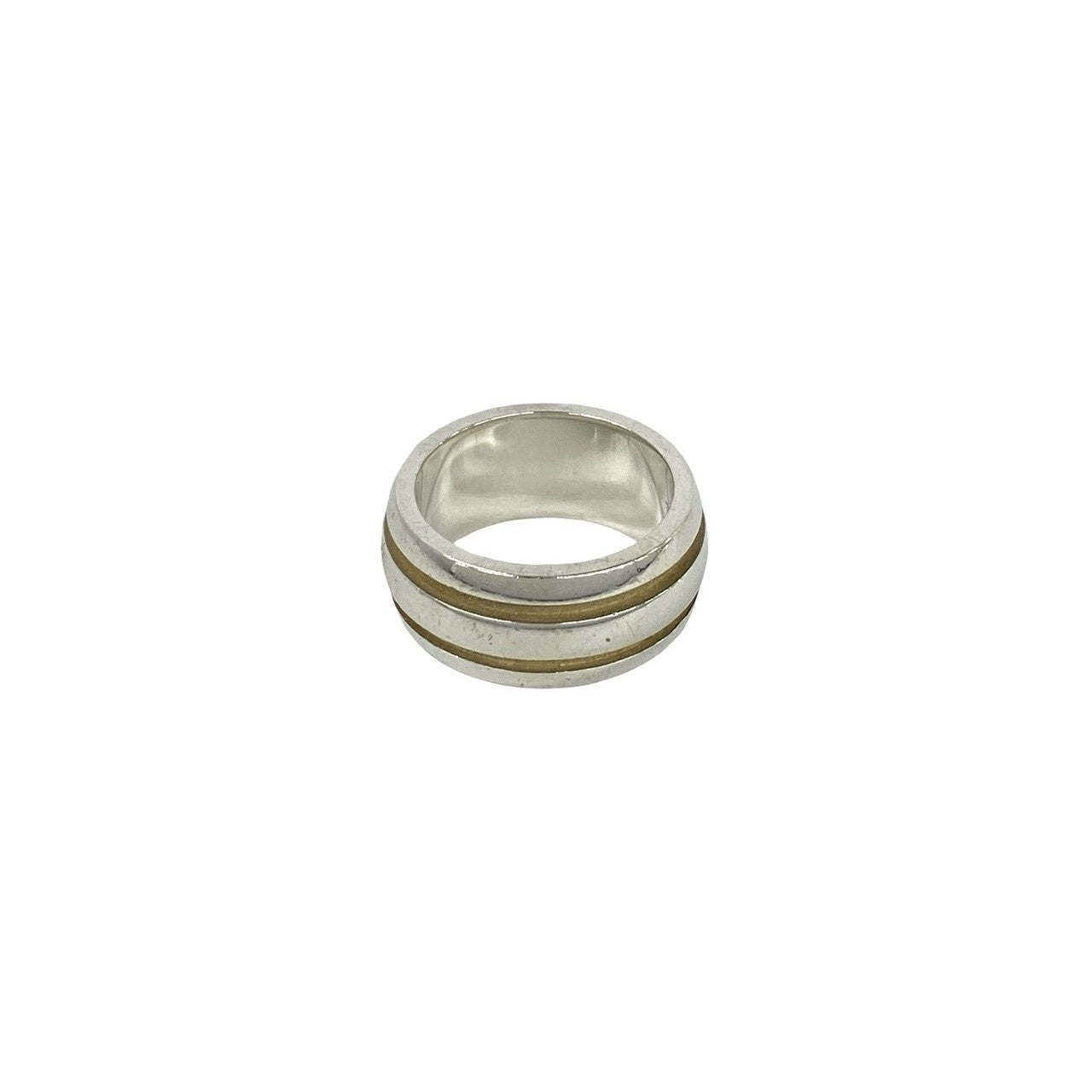TIFFANY&Co. ティファニー (Vintage) グルーブド ダブルライン リング 指輪 4