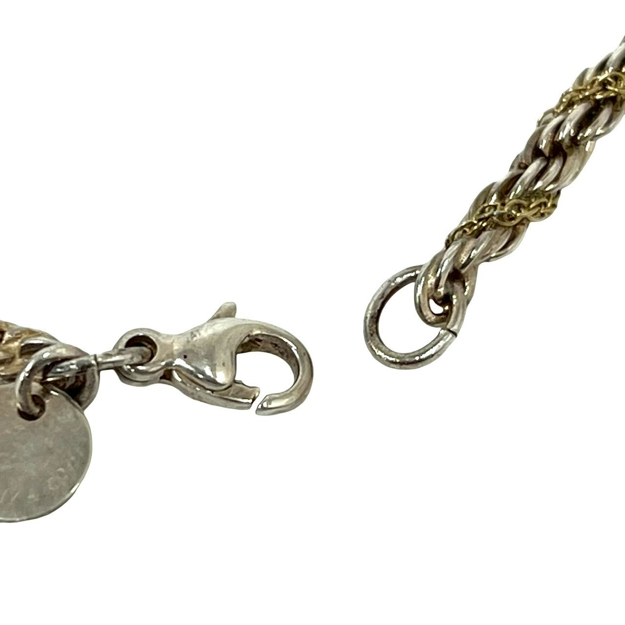 TIFFANY&Co. ティファニー ツイスト ロープ チェーン 925 K18 750YG ネックレス 4