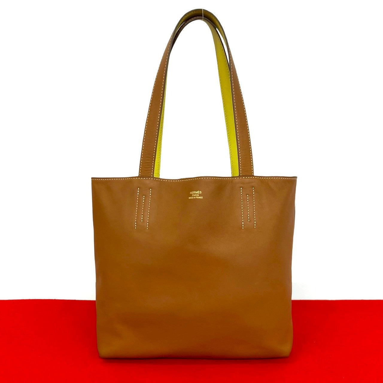 HERMES エルメス ドゥブルセンス 28 トートバッグ