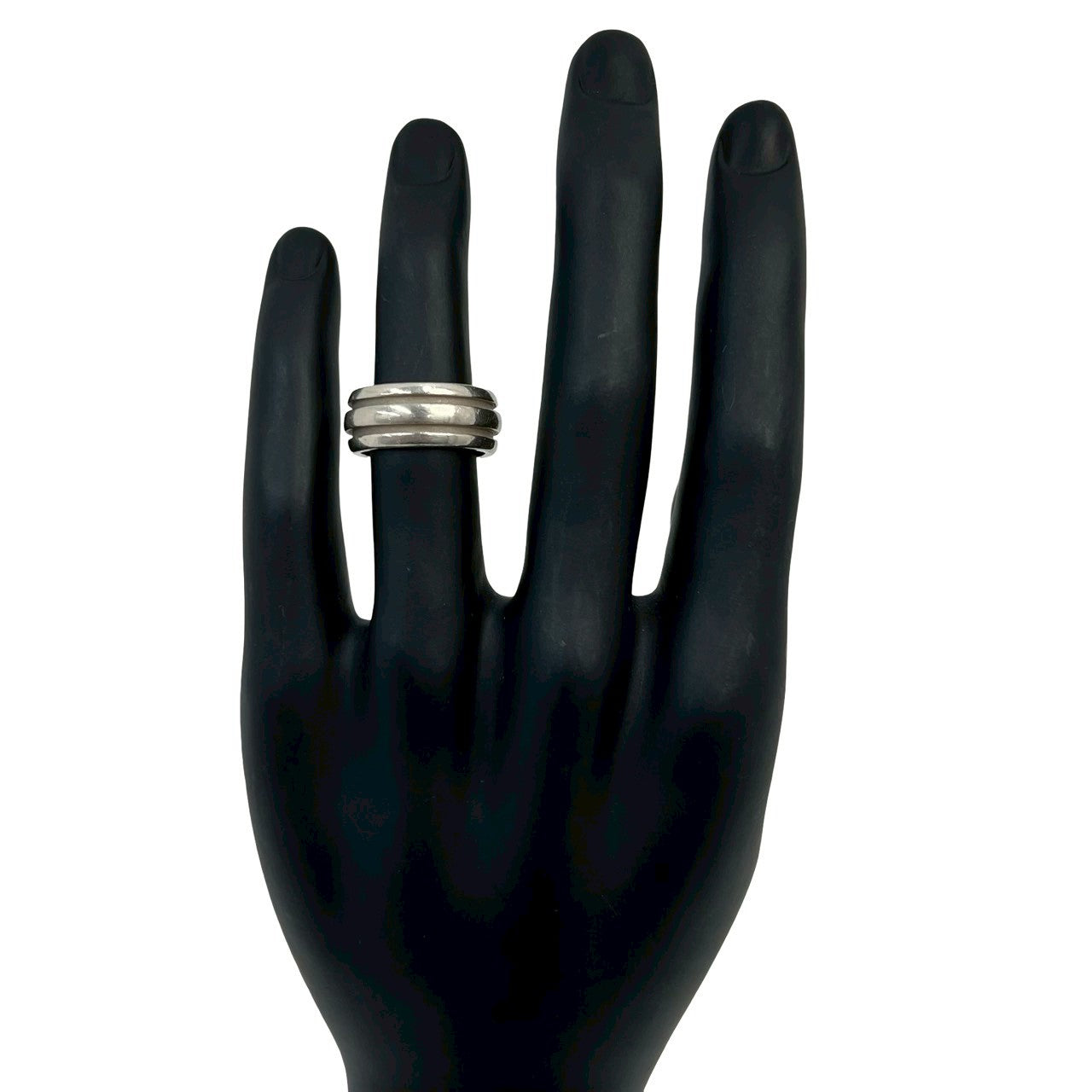 TIFFANY&Co. ティファニー (Vintage) グルーブド ダブルライン リング 指輪 2
