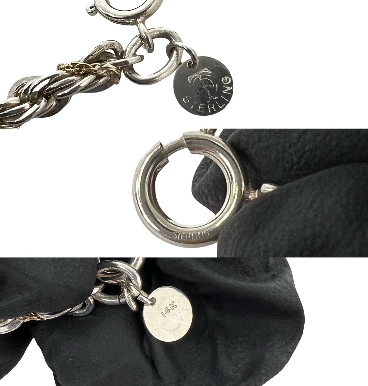 TIFFANY&Co. ティファニー (Vintage) ツイストロープ ブレスレット 925 K14 585 YG 3