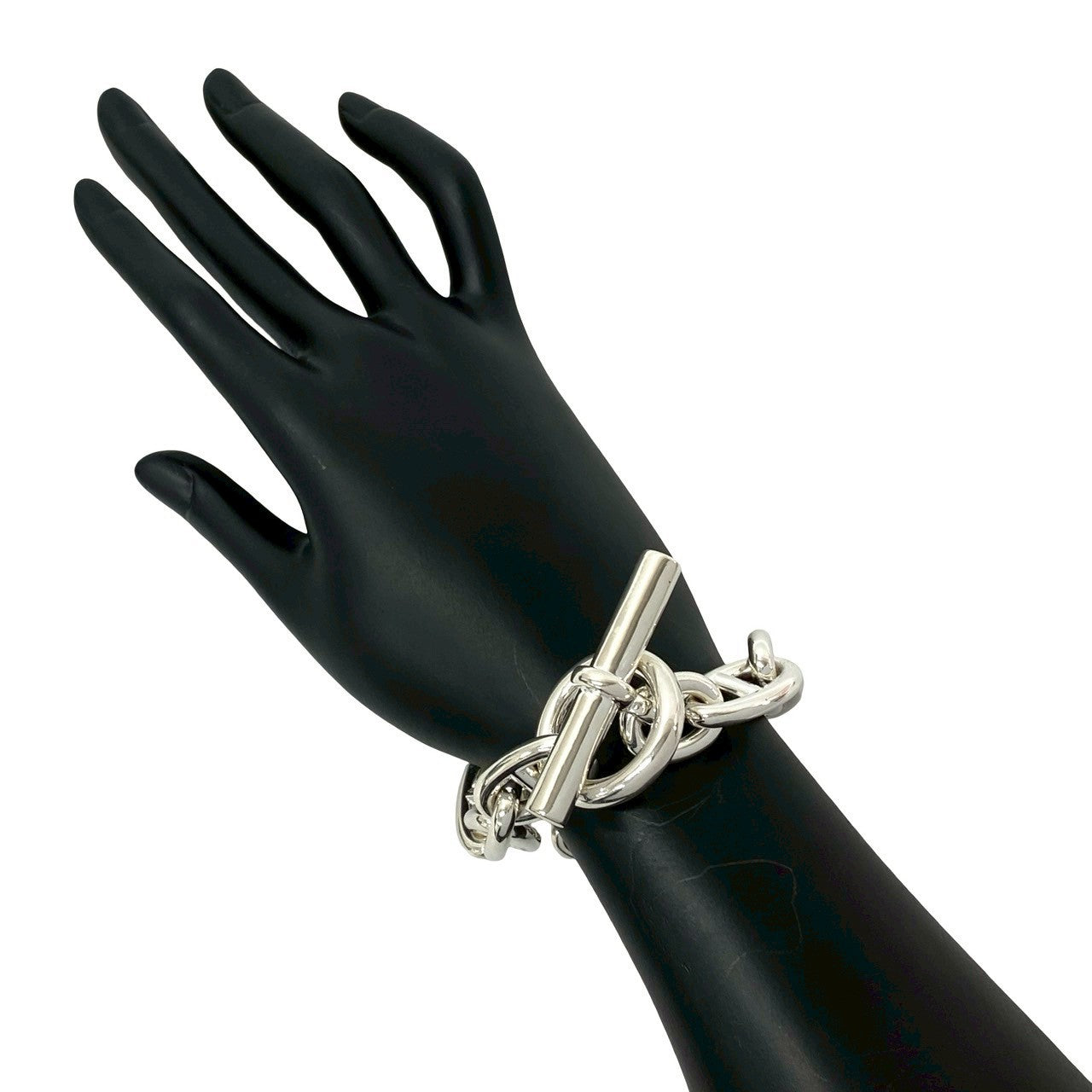 HERMES エルメス シェーヌダンクル TGM 11コマ ブレスレット 925 2