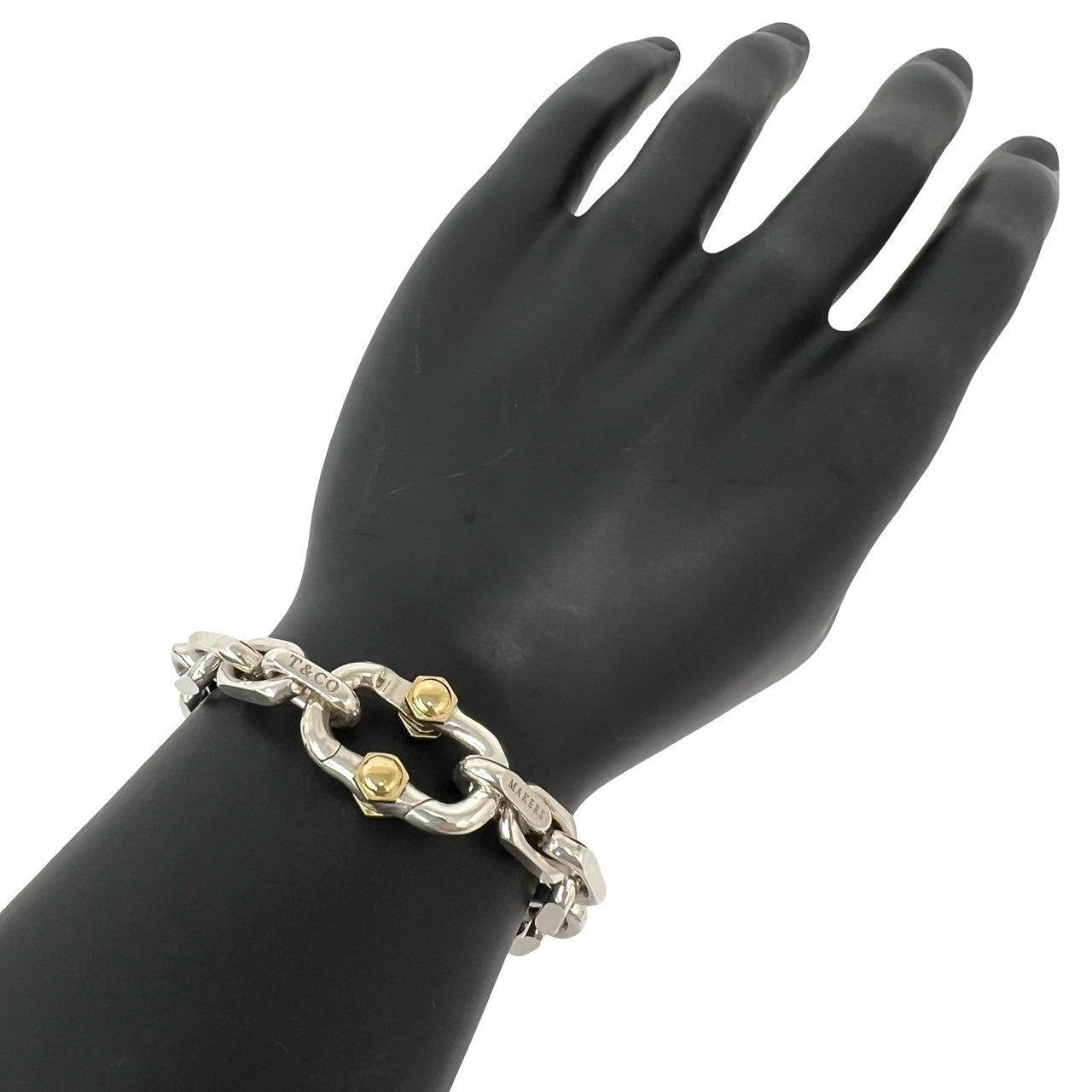 TIFFANY&Co. ティファニー メイカーズ ブレスレット 925 K18 750YG 2