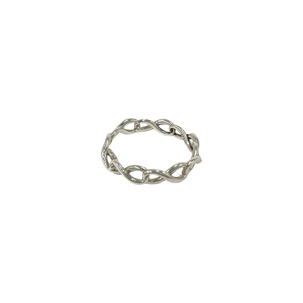 TIFFANY&Co. ティファニー (Vintage) インフィニティ ナローバンド リング 指輪 10号 4