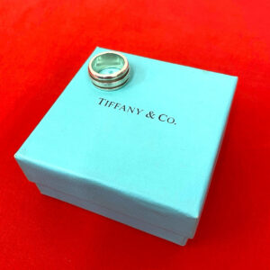TIFFANY&Co. ティファニー グルーブド ダブルライン リング 指輪