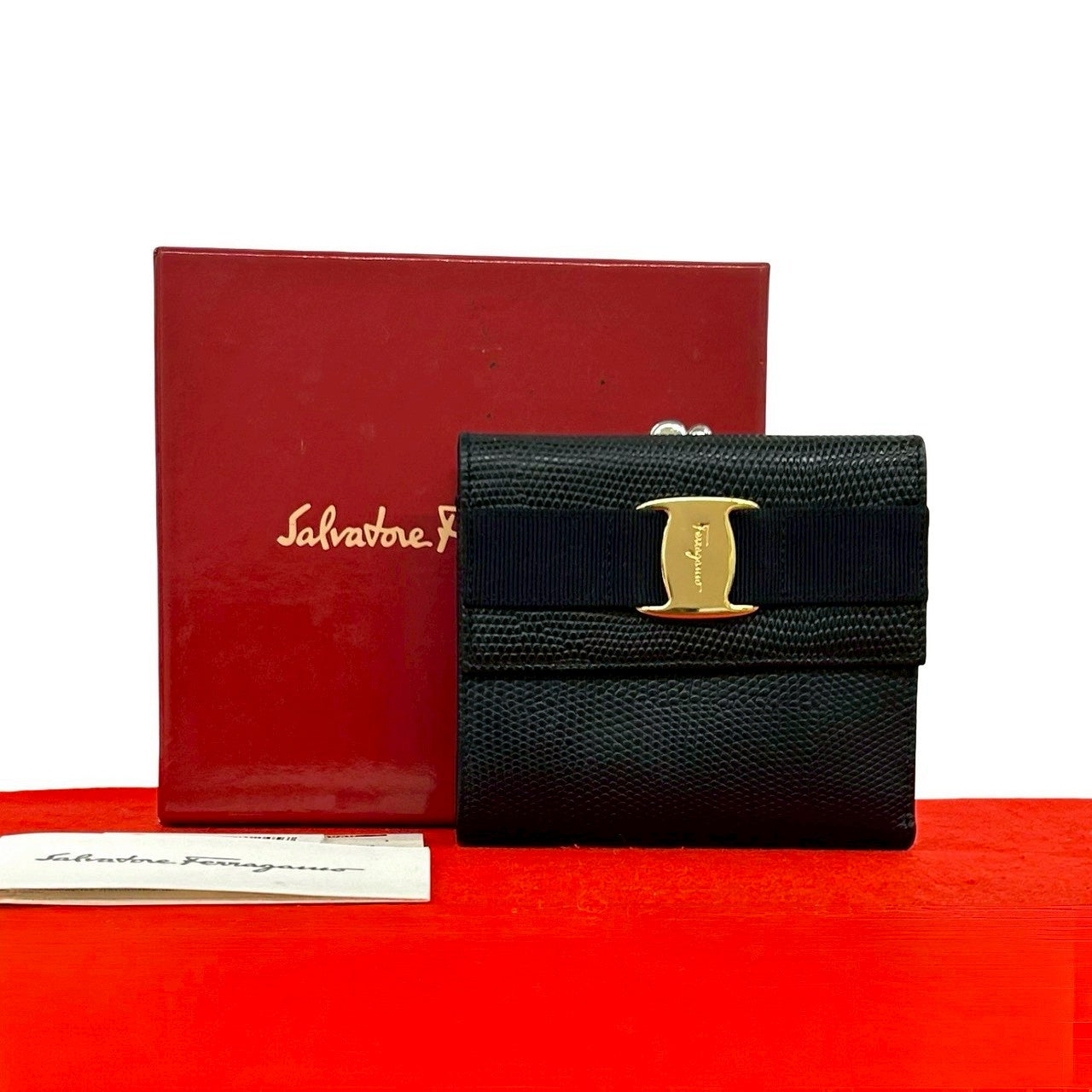 Salvatore Ferragamo サルヴァトーレフェラガモ (Vintage) 三つ折り財布