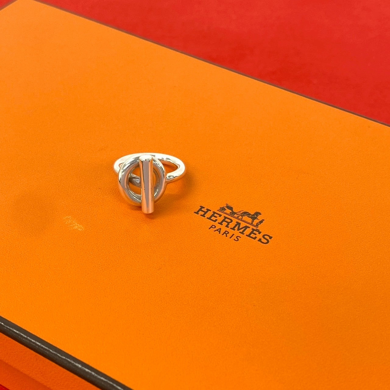 HERMES エルメス エシャペ MM 925 リング 指輪