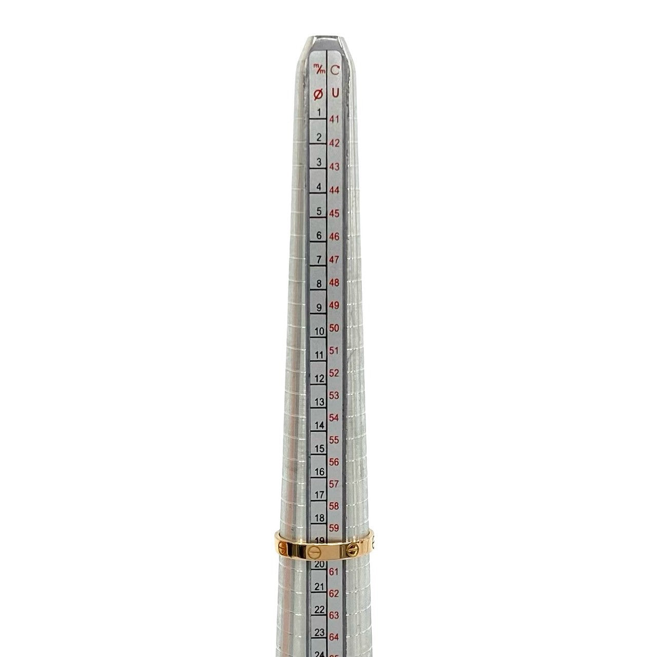 CARTIER カルティエ ミニ ラブリング 指輪 19号 表記サイズ #60 K18 750PG 7