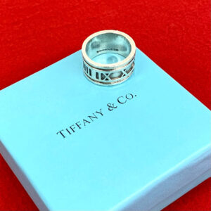 TIFFANY&Co. ティファニー (Vintage) アトラス ワイド リング 指輪 18号