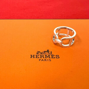 HERMES エルメス (Vintage) エヴァー シェーヌダンクル リング 指輪