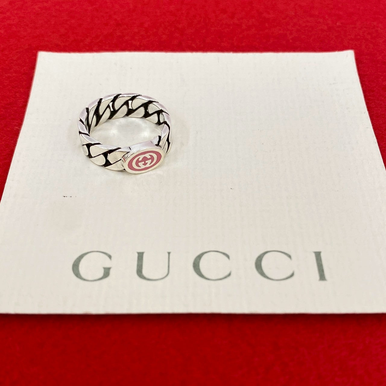 GUCCI グッチ インターロッキング G リング 指輪