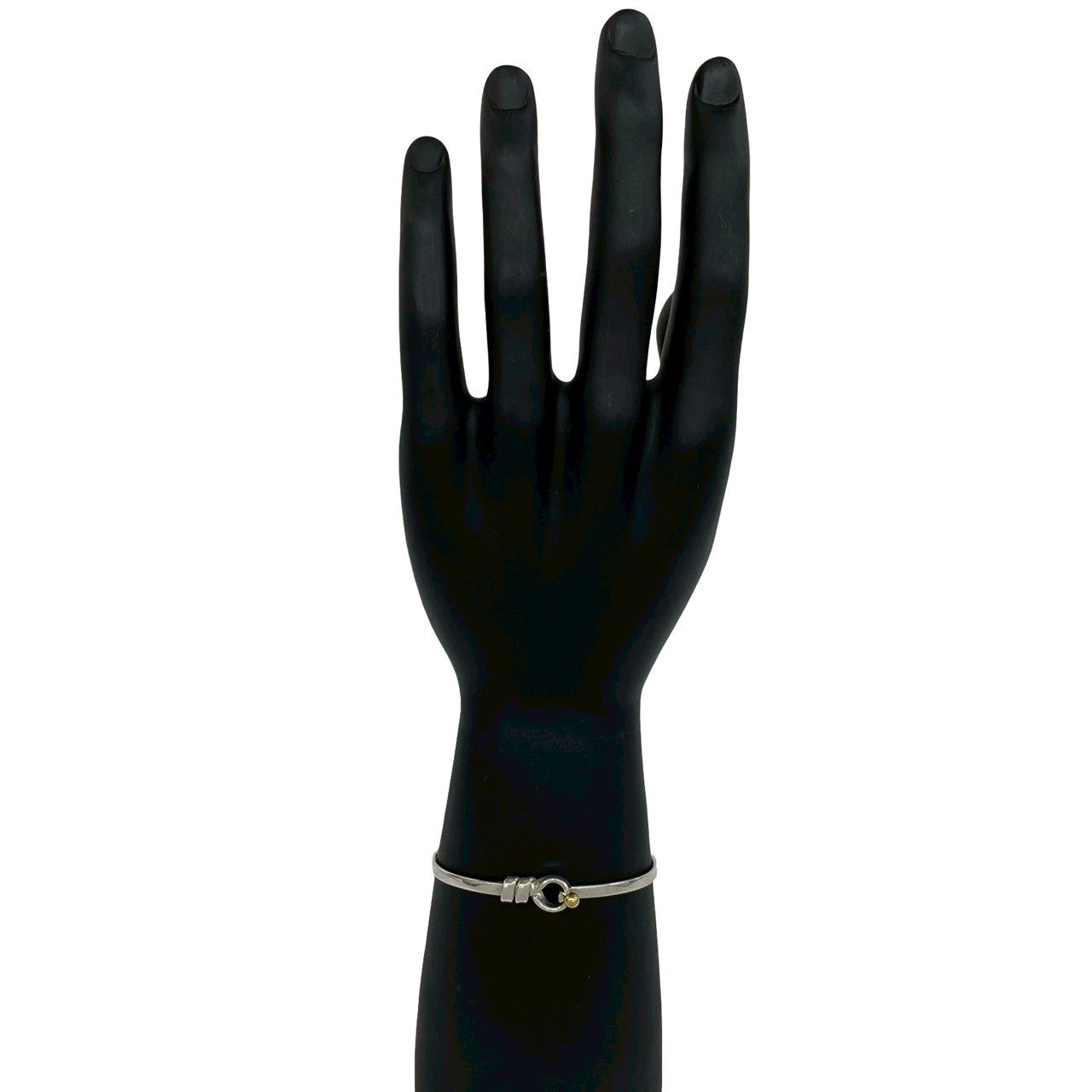 TIFFANY&Co. ティファニー (Vintage) フック&アイ バングル ブレスレット 925 K18 750YG 2