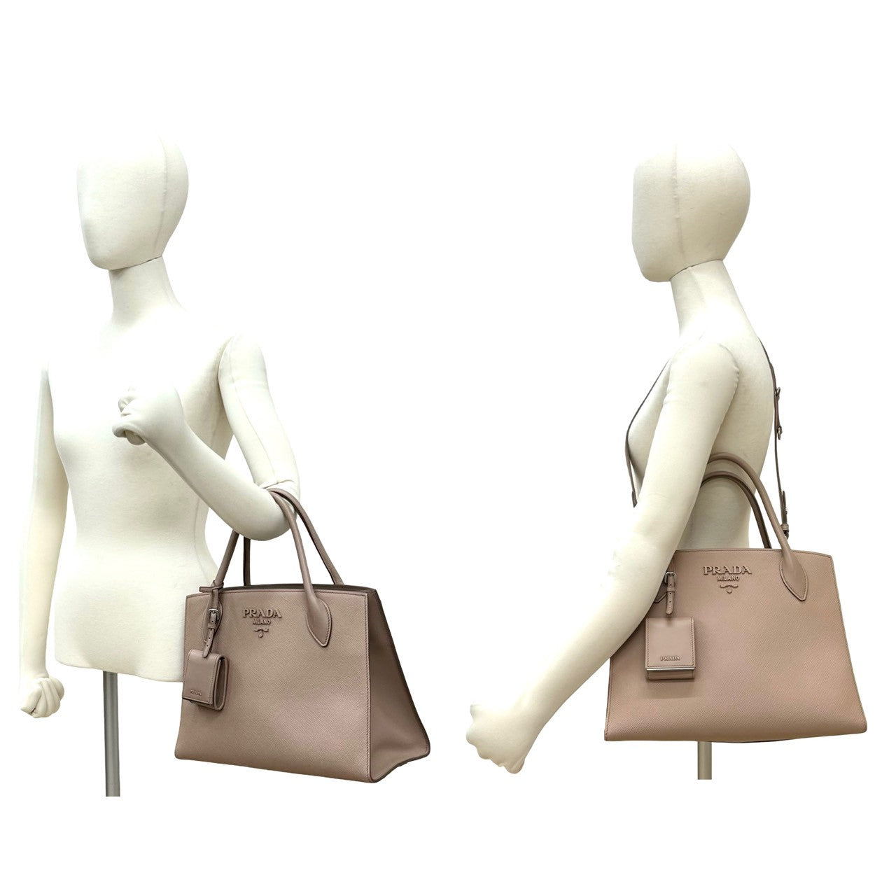 PRADA プラダ モノクローム ショルダーバッグ 2