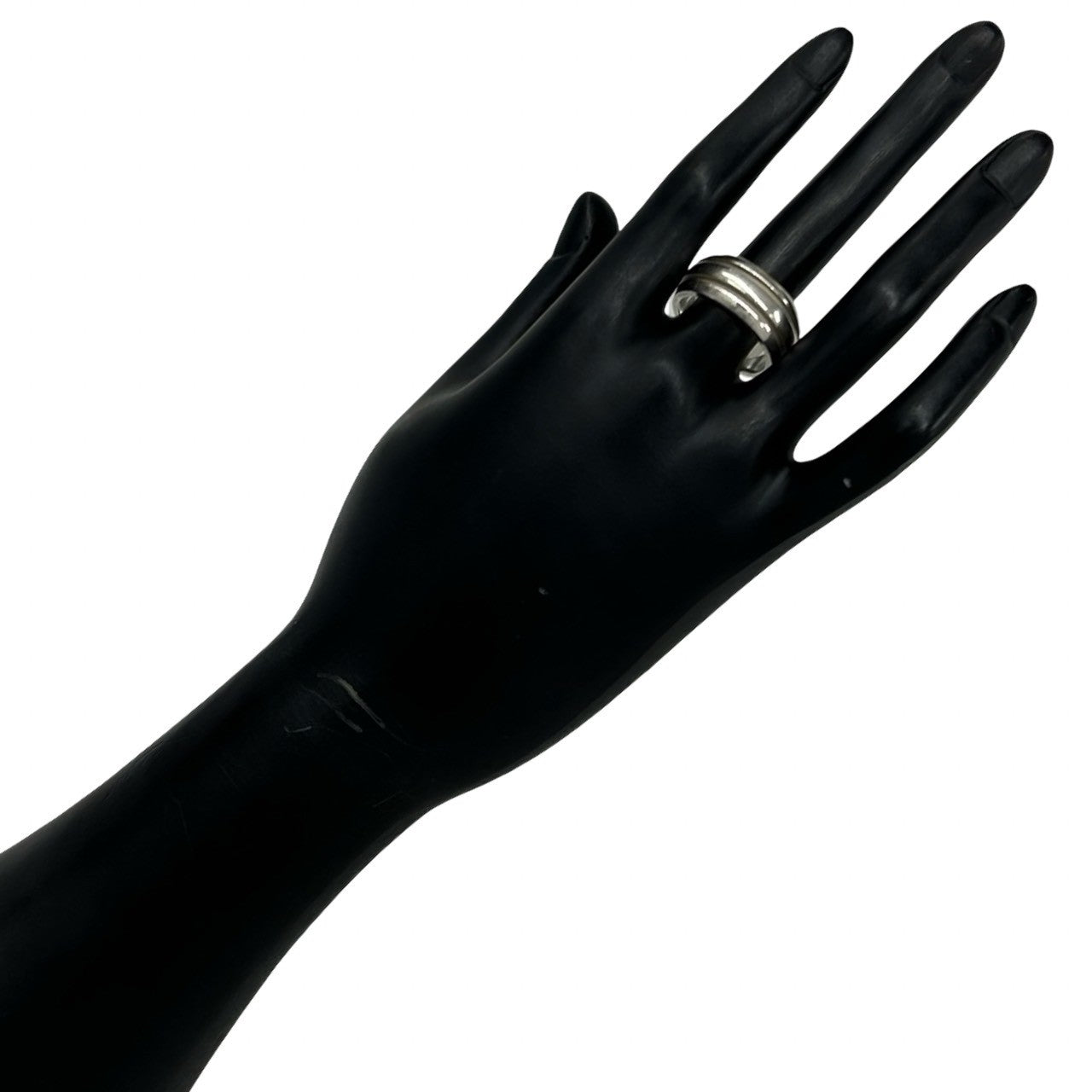 TIFFANY&Co. ティファニー (Vintage) グルーブド ダブルライン リング 指輪 2