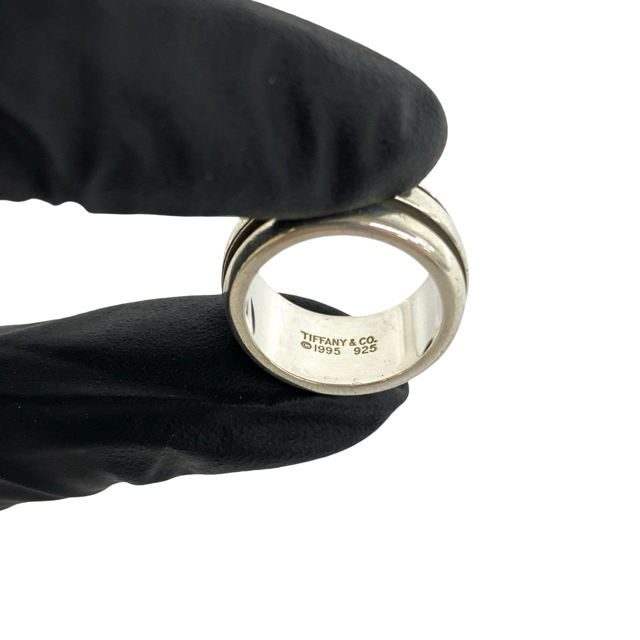 TIFFANY&Co. ティファニー (Vintage) グルーブド ダブルライン リング 指輪 7号 3