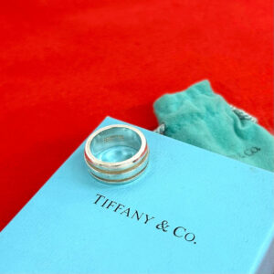TIFFANY&Co. ティファニー グルーブド ダブルライン リング 指輪