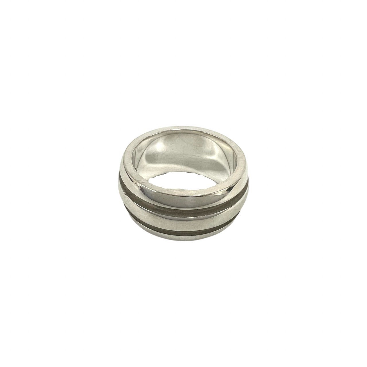 TIFFANY&Co. ティファニー (Vintage) グルーブド ダブル ライン リング 指輪 9号 5