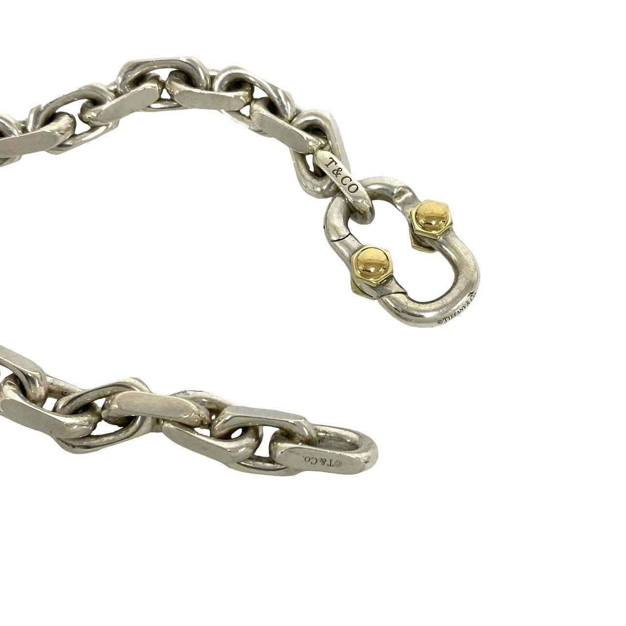 TIFFANY&Co. ティファニー メイカーズ ブレスレット 925 K18 750YG 4
