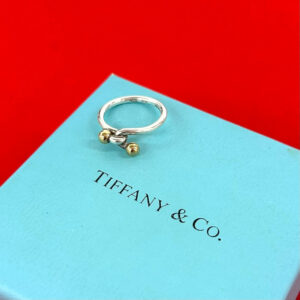 TIFFANY&Co. ティファニー ラブノット リング 925 K18 750 指輪