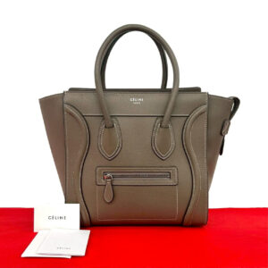 CELINE セリーヌ ラゲージ マイクロショッパー ハンドバッグ