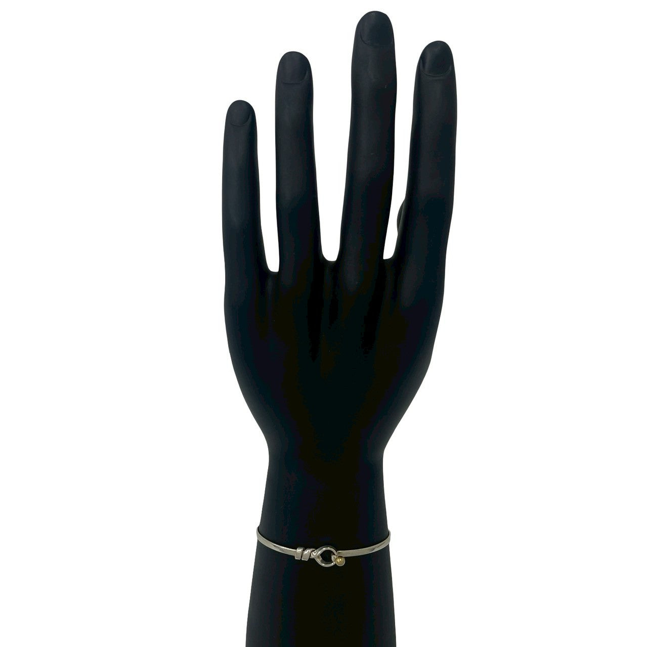 TIFFANY&Co. ティファニー (Vintage) フック&アイ バングル 925 K18 750YG 2