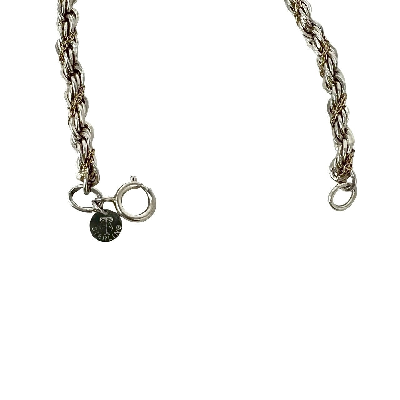 TIFFANY&Co. ティファニー (Vintage) ツイストロープ ブレスレット 925 K14 585 YG 4